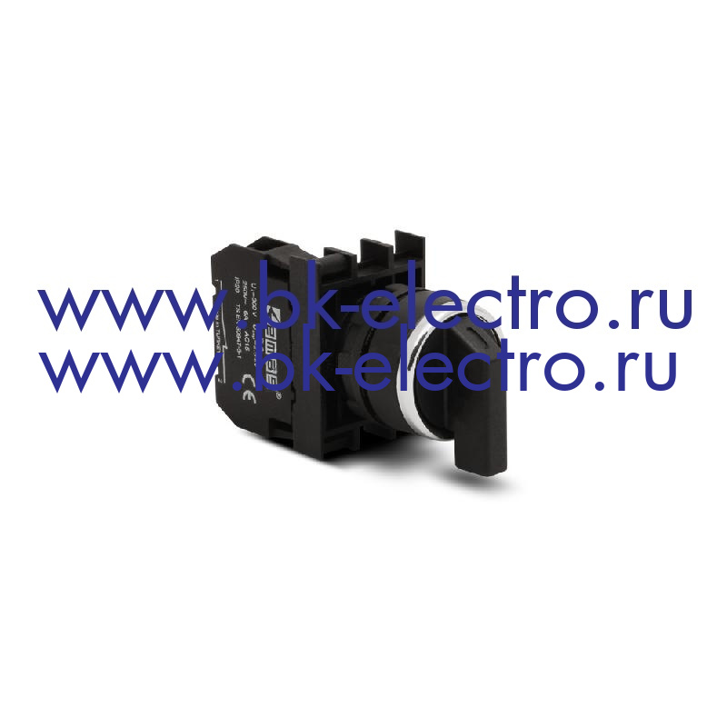 Селекторный переключатель Ø22 мм, на 2 положения (0-1) без фиксации (1НО) IP50 у официального дилера в Москве +7(499) 398-07-73