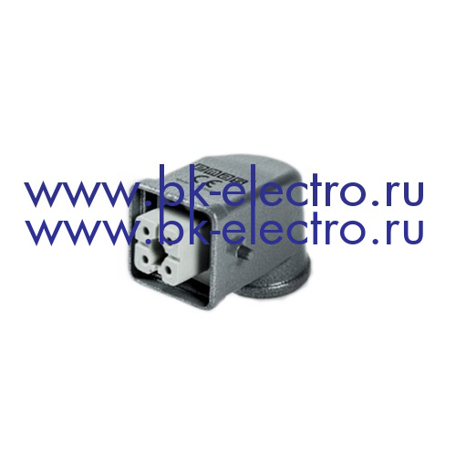 EBM04PU10 Промышленный разъем, монтаж на кабель (4 полюса, мама, ввод сбоку (PG11), металл)10А в Москве +7 (499)398-07-73