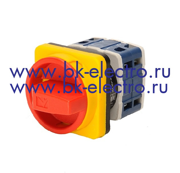Переключатель двухпозиционный аварийного типа трехфазный с нейтралью (0-1) 16А у официального дилера в Москве +7 (499)398-07-73