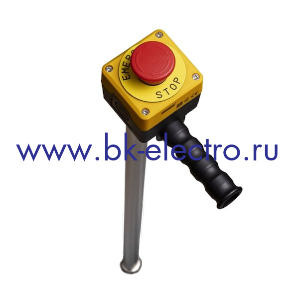 PDABE PDABE Аксессуар для педали электрической, металлическая рукоятка с кнопочным постом аварийного отключения (1НЗ) IP65   у официального дилера в Москве +7 (499)398-07-73