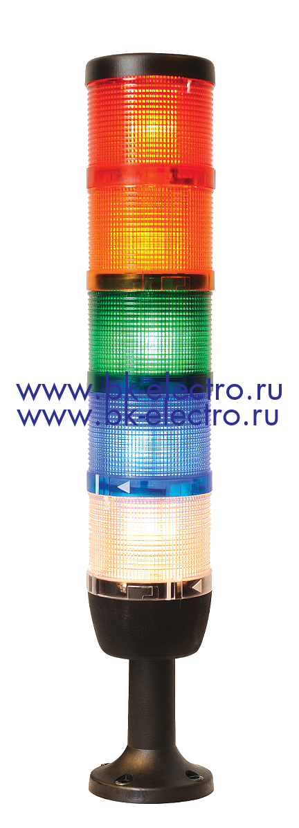 Сигнальная колонна 70 мм.IK75F220XM01 Красная, желтая, зеленая, белая, синяя, 220 вольт, стробоскоп FLESH в Москве +7 (499)398-07-73