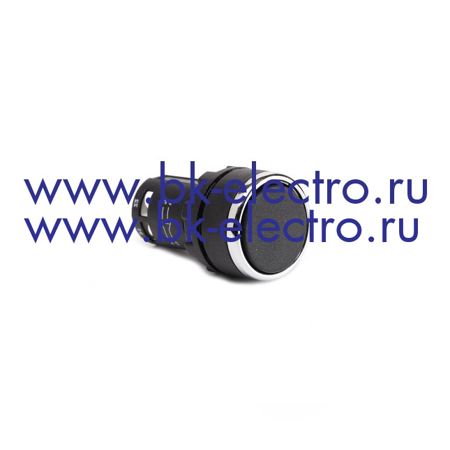 Кнопка нажимная моноблочная, круглая Ø22 мм. черная, без фиксации (1НО) IP50 EMAS от официального дилера в Москве +7 (499) 398-07-73