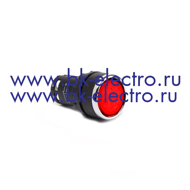 Кнопка нажимная моноблочная, круглая Ø22 мм. красная, без фиксации (1НО+1НЗ) IP50 EMAS от официального дилера в Москве +7 (499) 398-07-73