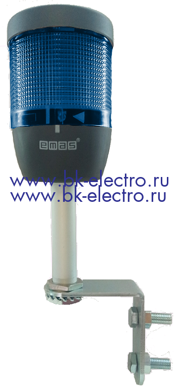 Сигнальная колонна 70 мм,IK71L024XD01M синяя,24В. LED.настен.соединение 100мм в Москве +7 (499)398-07-73