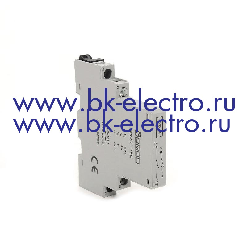 Дополнительный блок-контакт боковой установки (2НЗ) для автоматов защиты двигателя EMAS серии MKS в Москве +7 (499)398-07-73