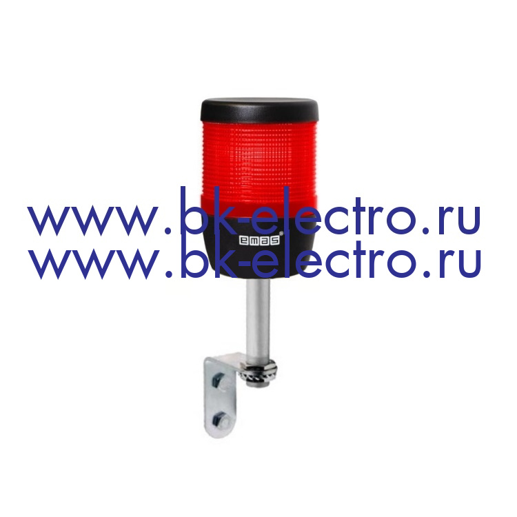 Cветовая колонна 70 мм,красная, крепление на стену. светодиод LED (024V AC/DC) крепление на стену в Москве +7 (499)398-07-73