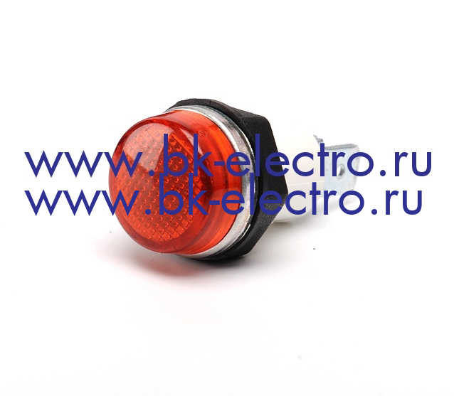 Сигнальная арматура красная 14 мм, с гайкой, 24В у официального дилера в Москве +7(499) 398-07-73