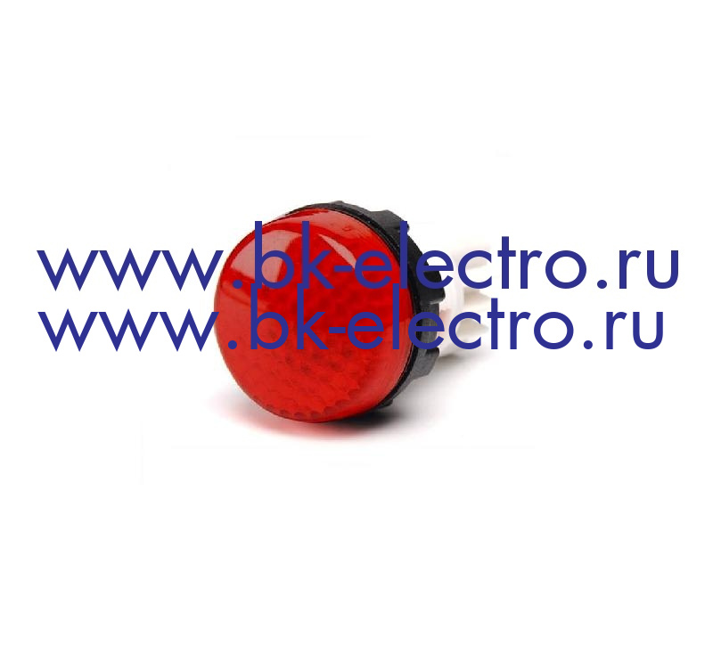 Cигнальная арматура красная 22 мм. 220В со светодиодом у официального дилера в Москве +7(499) 398-07-73