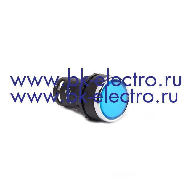 Кнопка нажимная моноблочная, круглая Ø22 мм. синяя, без фиксации (1НО+1НЗ) IP50  EMAS от официального дилера в Москве +7 (499) 398-07-73
