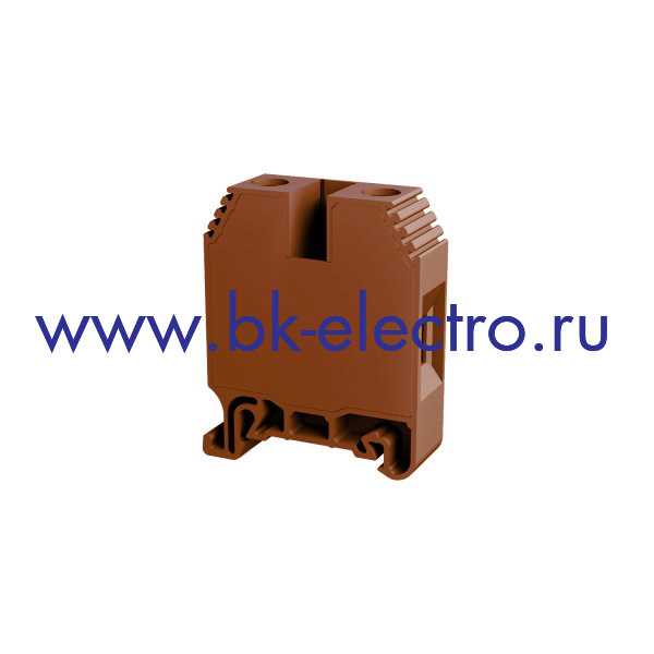 TBL 35 Brown Клемма винтовая проходная, 35мм². коричневая в Москве +7 (499)398-07-73