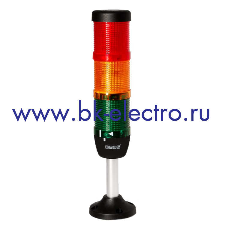 IK53L024XM03 Световая колонна Ø50мм. красная, желтая, зеленая LED (024V AC/DC) 