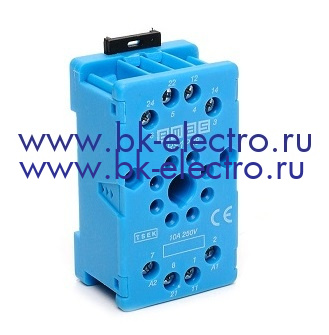 RS1P08M1 Колодка для реле на 8 выводов синяя в Москве +7 (499)398-07-73