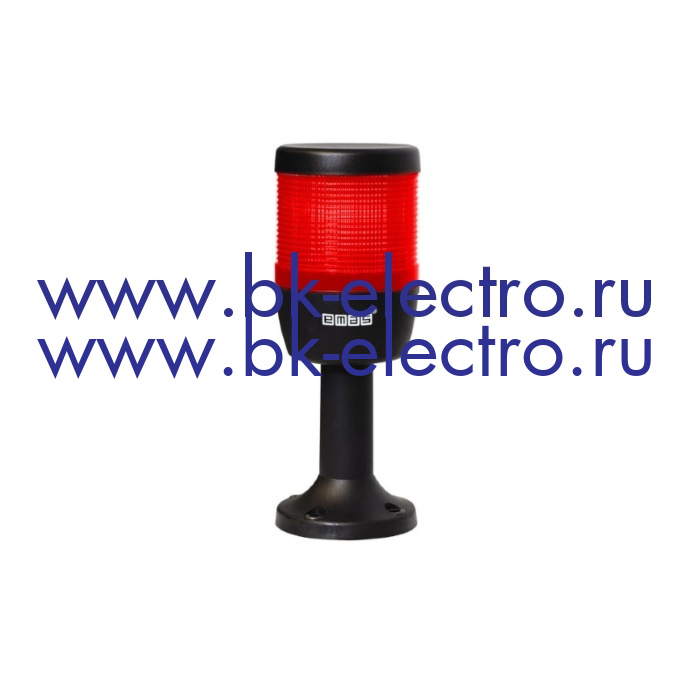 Световая колонна Ø70 мм красная. стробоскоп FLESH LED (024V AC/DC)  в Москве +7 (499)398-07-73