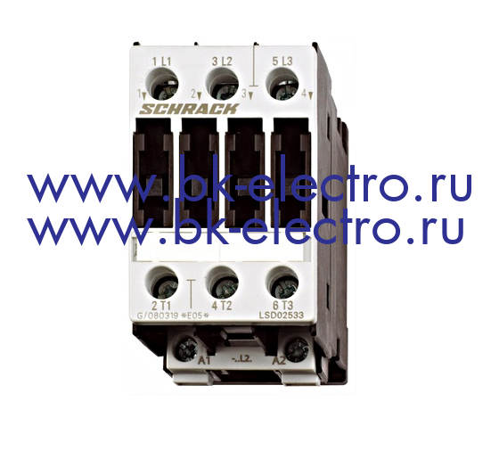 Контактор 7,5kW, AC-3, 17-30VDC, для ПЛК в Москве +7 (499)398-07-73