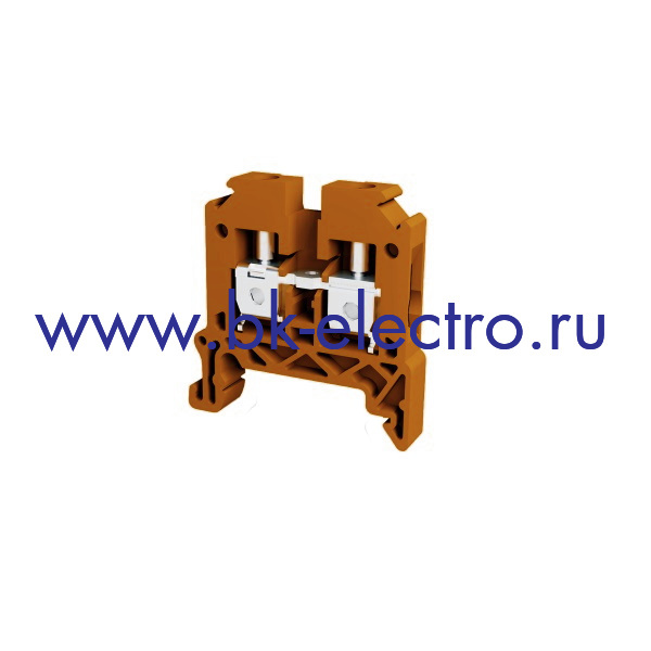 TBL10 Brown Клемма винтовая проходная, 10мм². коричневая в Москве