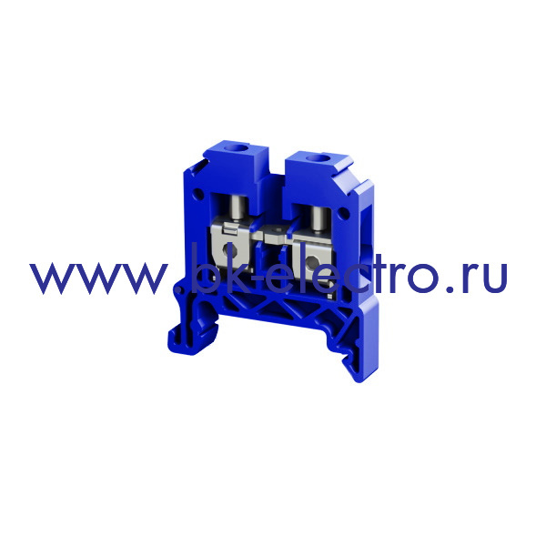 TBL 6 Blue Клемма винтовая проходная, 6мм². синяя в Москве +7 (499)398-07-73