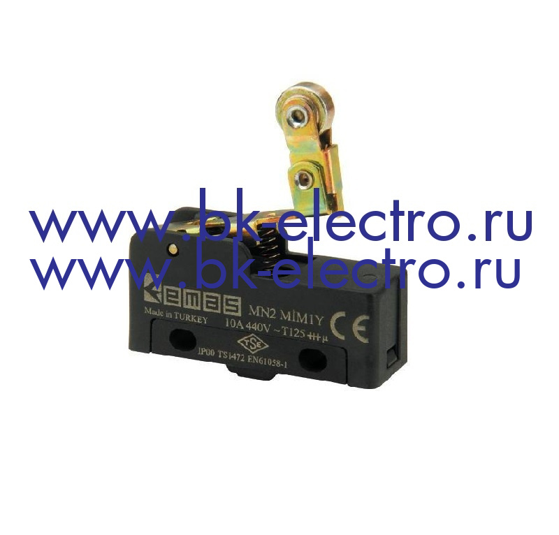 Мини-выключатель с стальным роликом и пружиной на коротком рычажке в Москве +7 (499)398-07-73