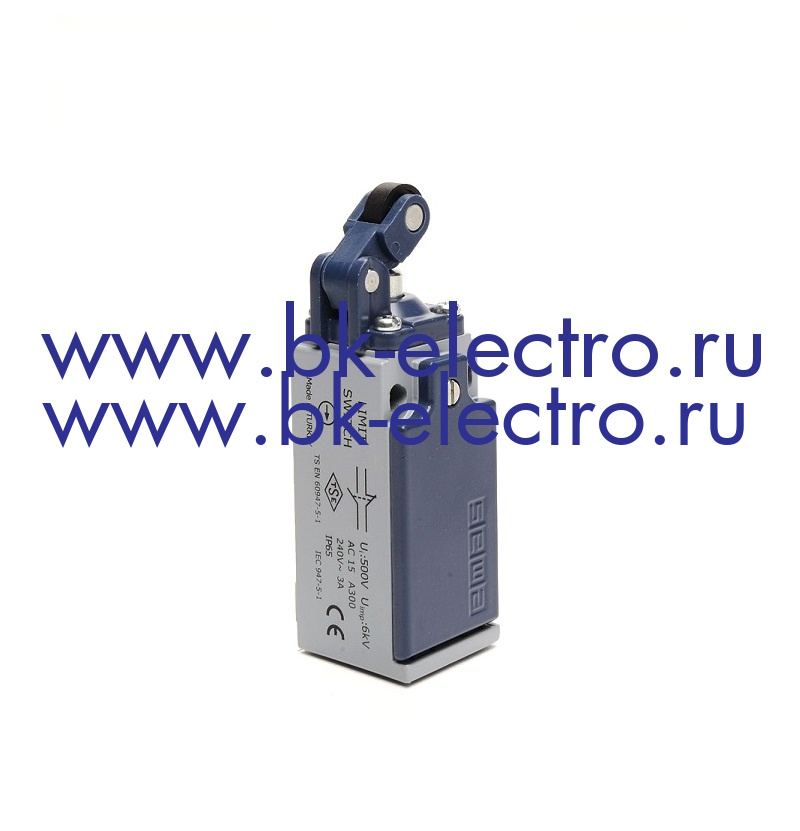 Концевой выключатель медленного переключения угловой 1-но направленный с металлической консолью и пластмассовым роликом Ø14мм (1НО+1НЗ) в Москве +7 (499)398-07-73