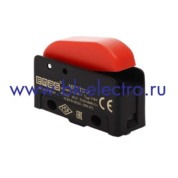 MN2TIP11 Мини-переключатель с клавишей красного цвета (1НО)  в Москве +7 (499)398-07-73