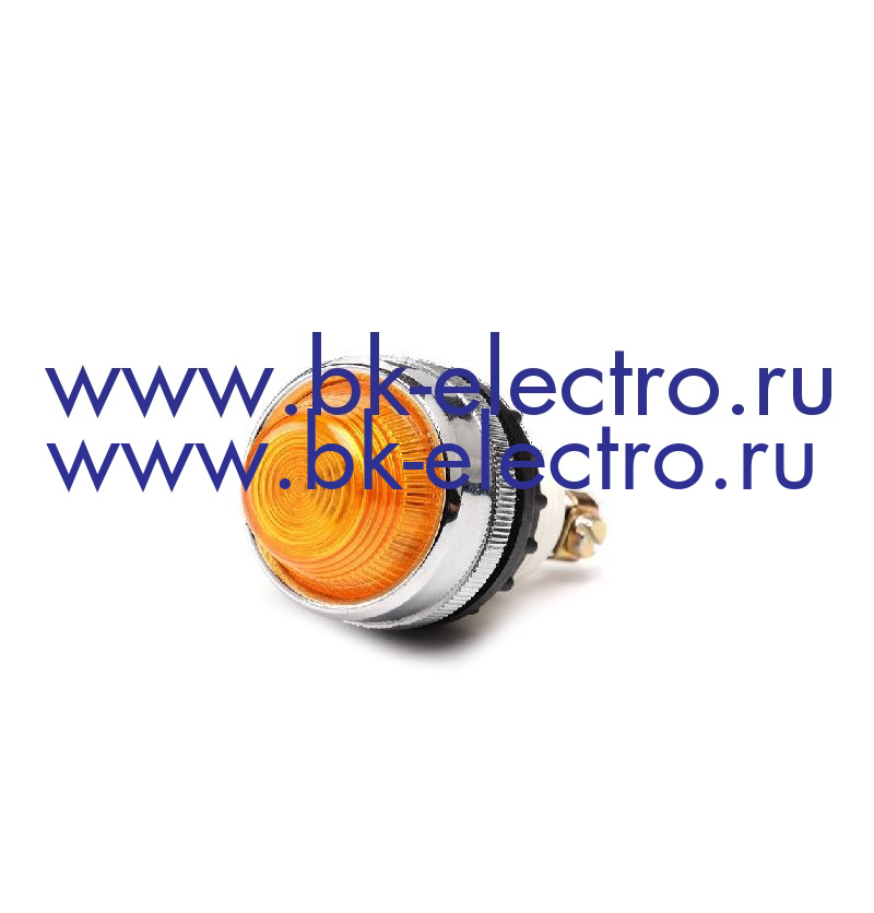 Сигнальная арматура 22 мм, с конической линзой, желтый свет 230В у официального дилера в Москве +7(499) 398-07-73