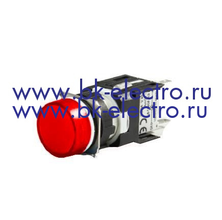 Сигнальная арматура 16 мм., круглая красная 12-24В перем./пост. тока у официального дилера в Москве +7(499) 398-07-73