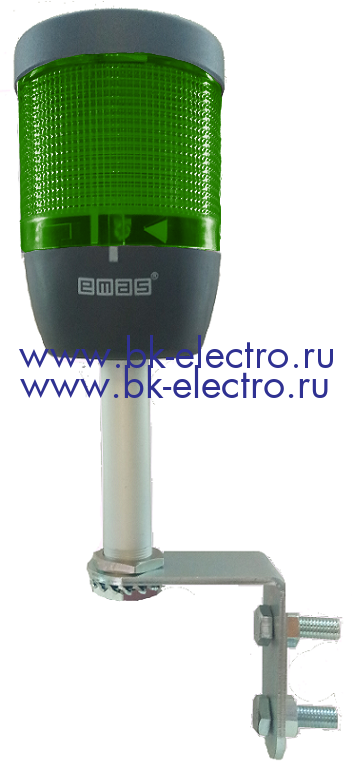 Сигнальная колонна 70 мм,IK71L024XD01Y зеленая,24В. LED.настен.соединение 100мм в Москве +7 (499)398-07-73