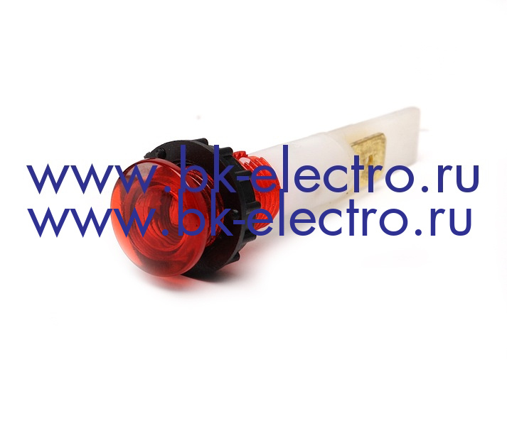 Сигнальная арматура 10 мм, красная с зажим. MS и с неон. лампой 220В у официального дилера в Москве +7(499) 398-07-73
