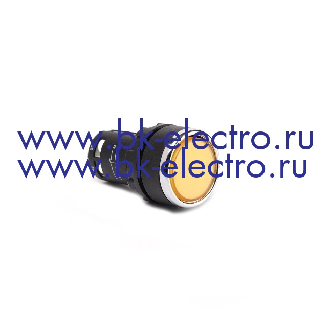 Кнопка нажимная моноблочная, круглая Ø22 мм. желтая, без фиксации (1НО+1НЗ) IP50 EMAS от официального дилера в Москве +7 (499) 398-07-73