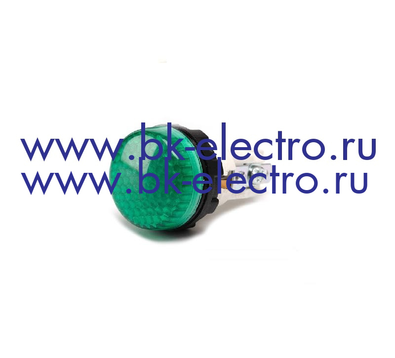 Сигнальная арматура 22 мм,зеленая, 230В (под винт и пайку) у официального дилера в Москве +7(499) 398-07-73