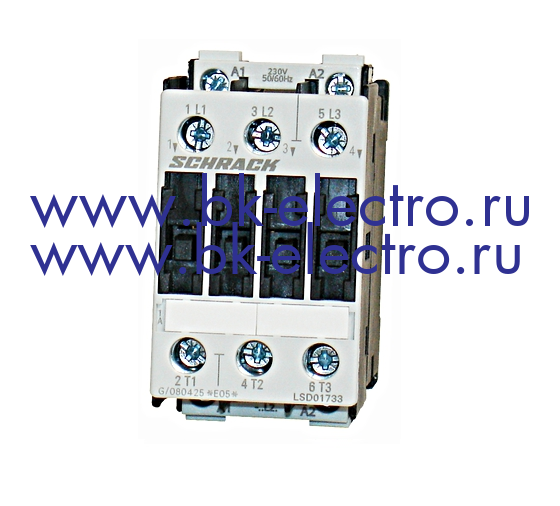 Контактор 7,5kW / 17A AC-3, 230VAC, 50/60Hz в Москве +7 (499)398-07-73