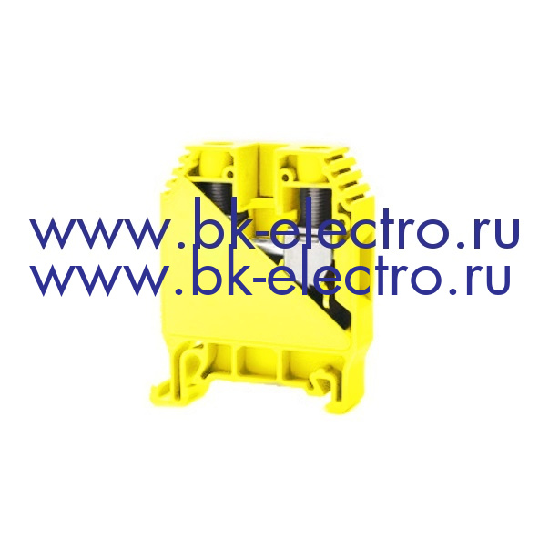 Одноуровневая клемма с винтовым зажимом RTP16-yellow, 16 мм²