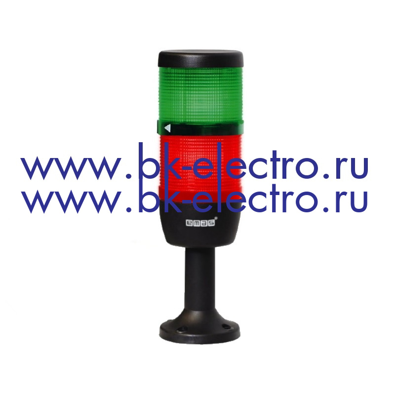 IK72L024XM01 Световая колонна Ø70мм.(без зуммера) красная, зеленая, LED (024V AC/DC) в Москве +7 (499)398-07-73