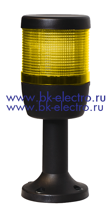 Сигнальная колонна 70 мм.IK71F220XM01S желтая 220 вольт, стробоскоп FLES в Москве +7 (499)398-07-73