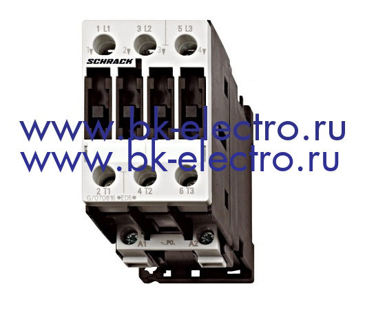 Контактор АС3 (25 А/11 кВт, 3НО, катушка 220VAC, размер 0) в Москве +7 (499)398-07-73